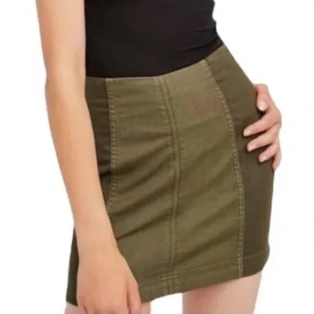 Free People Mini Skirt | Free People Modern Femme Block Skirt